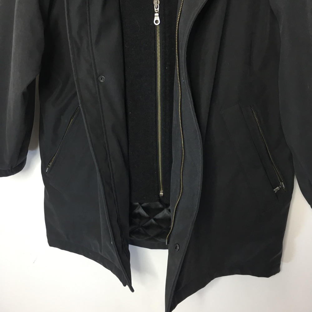Baracuta Black Wool Insert Coat - image 4